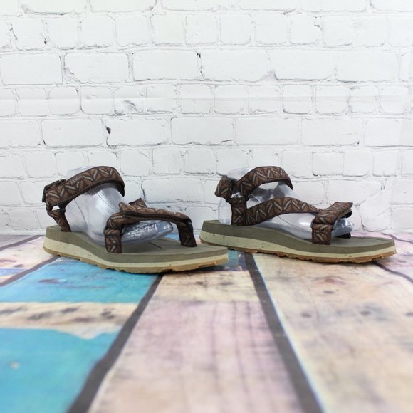 LL Bean Katahdin 4-Point Brown Nylon Eva Midsole Sport Sandals Size 11 M - Picture 3 of 9